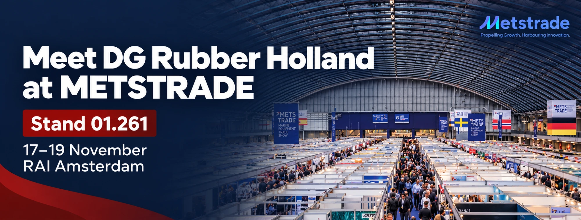 DG Rubber Holland at METSTRADE 2026 - stand 01.261