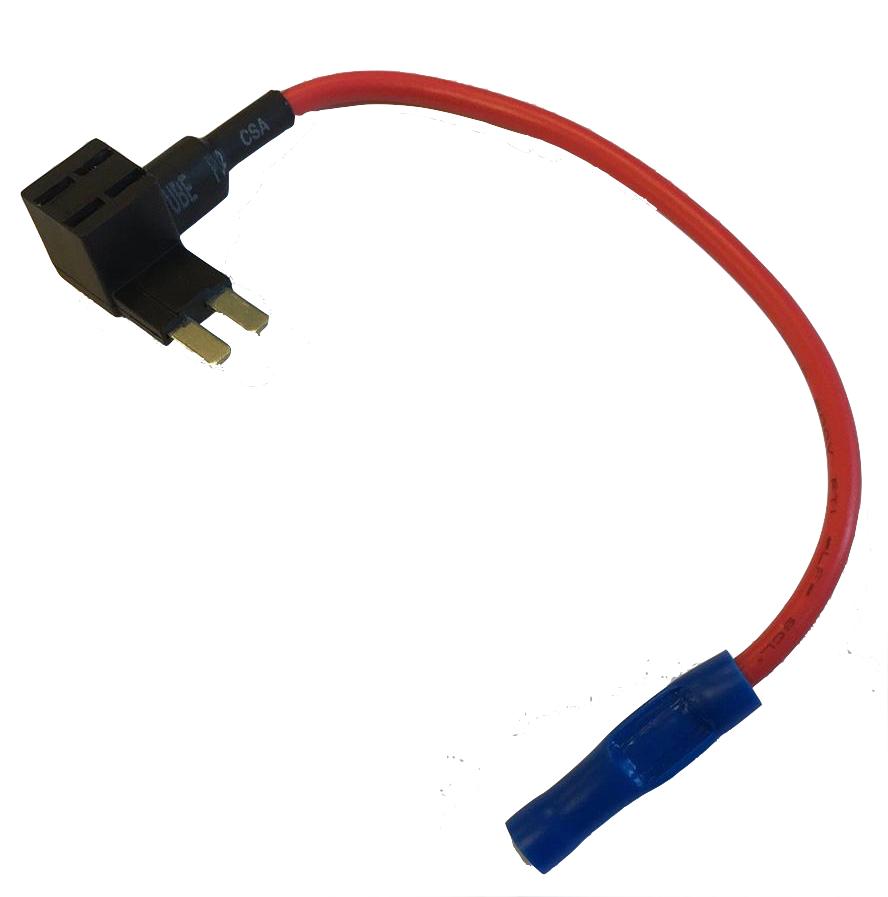Tap-connector fuse holder