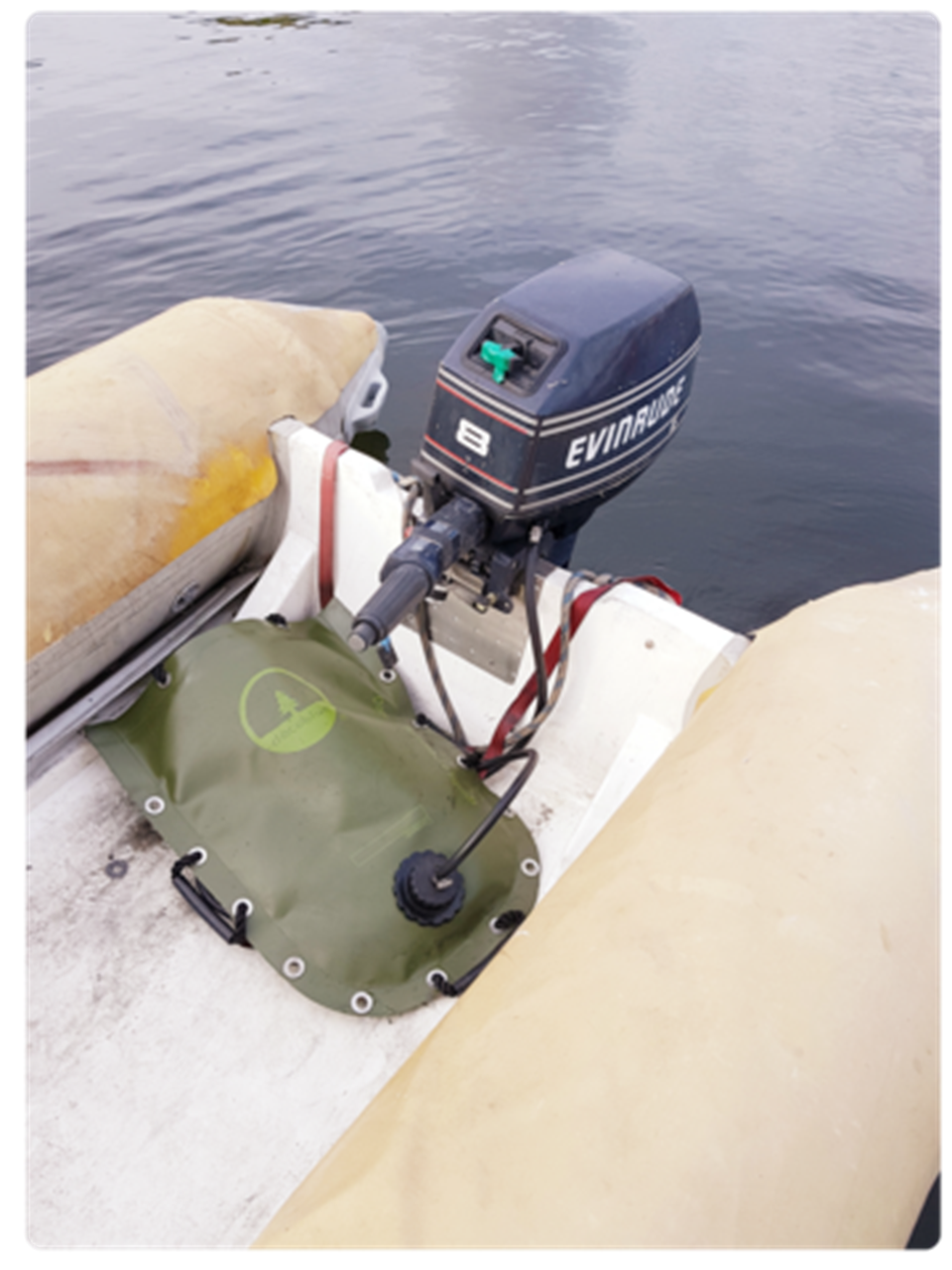 Faltbarer KraftGewebetank/Rucksack Grün