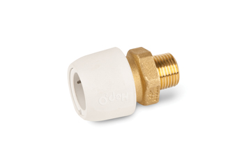 Hep2O brass hose fitting