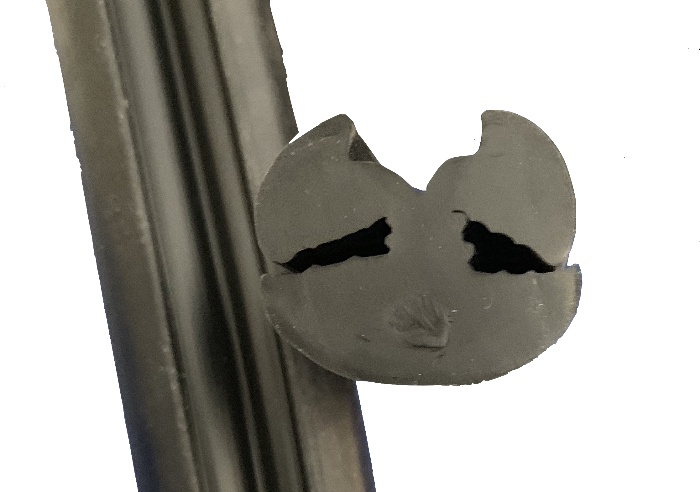 Raamrubber TPE ZWART 7,5/4,5 mm 63 sh.