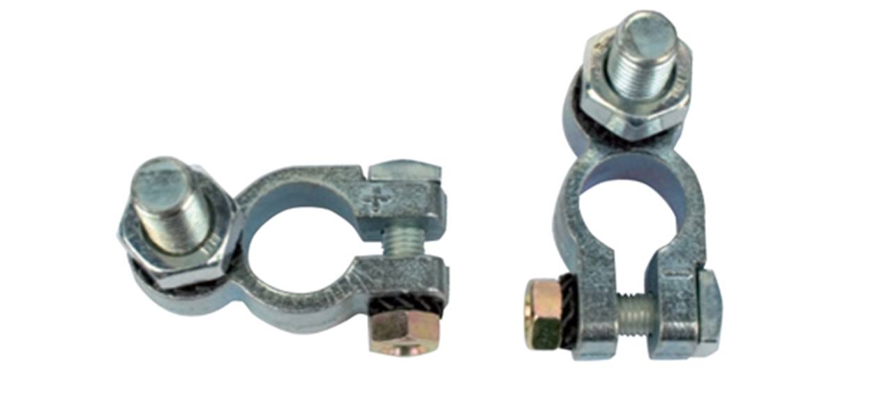Battery Terminal with M10 or M12 Threaded Stud +/-