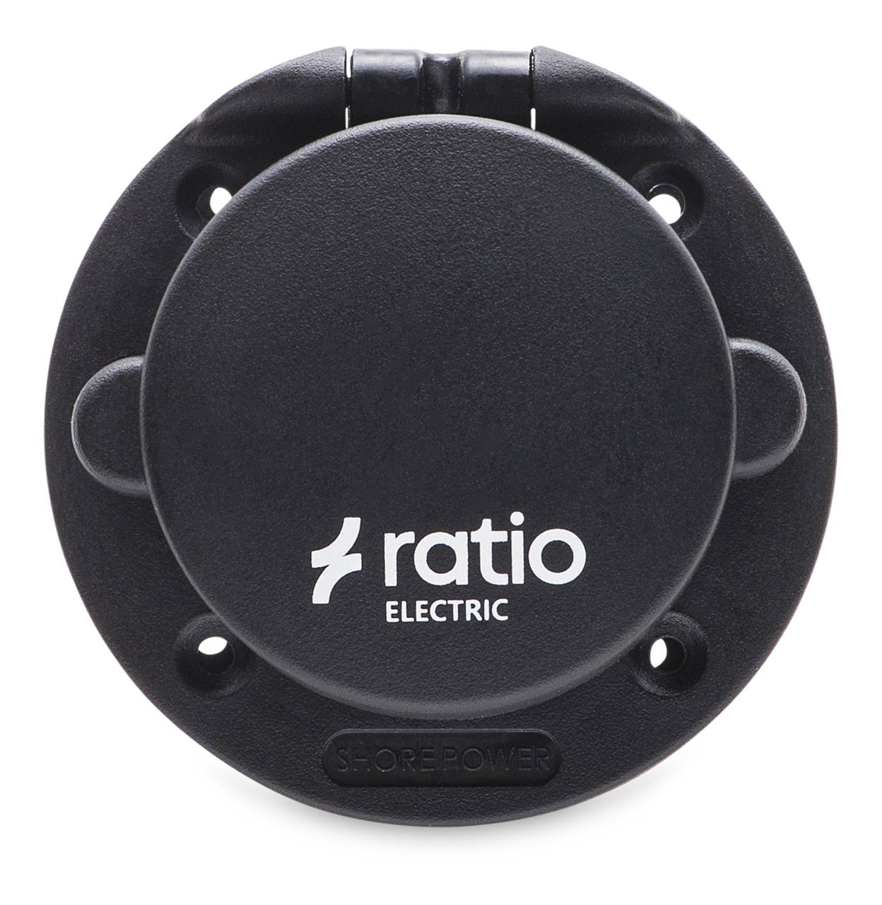 MP Inlet PVC Black – 230V / 16A – IP56 Shore Power Inlet