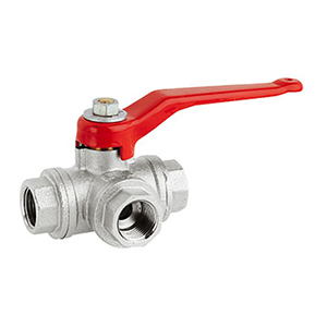 ball valve 3-way T-bore 3/8