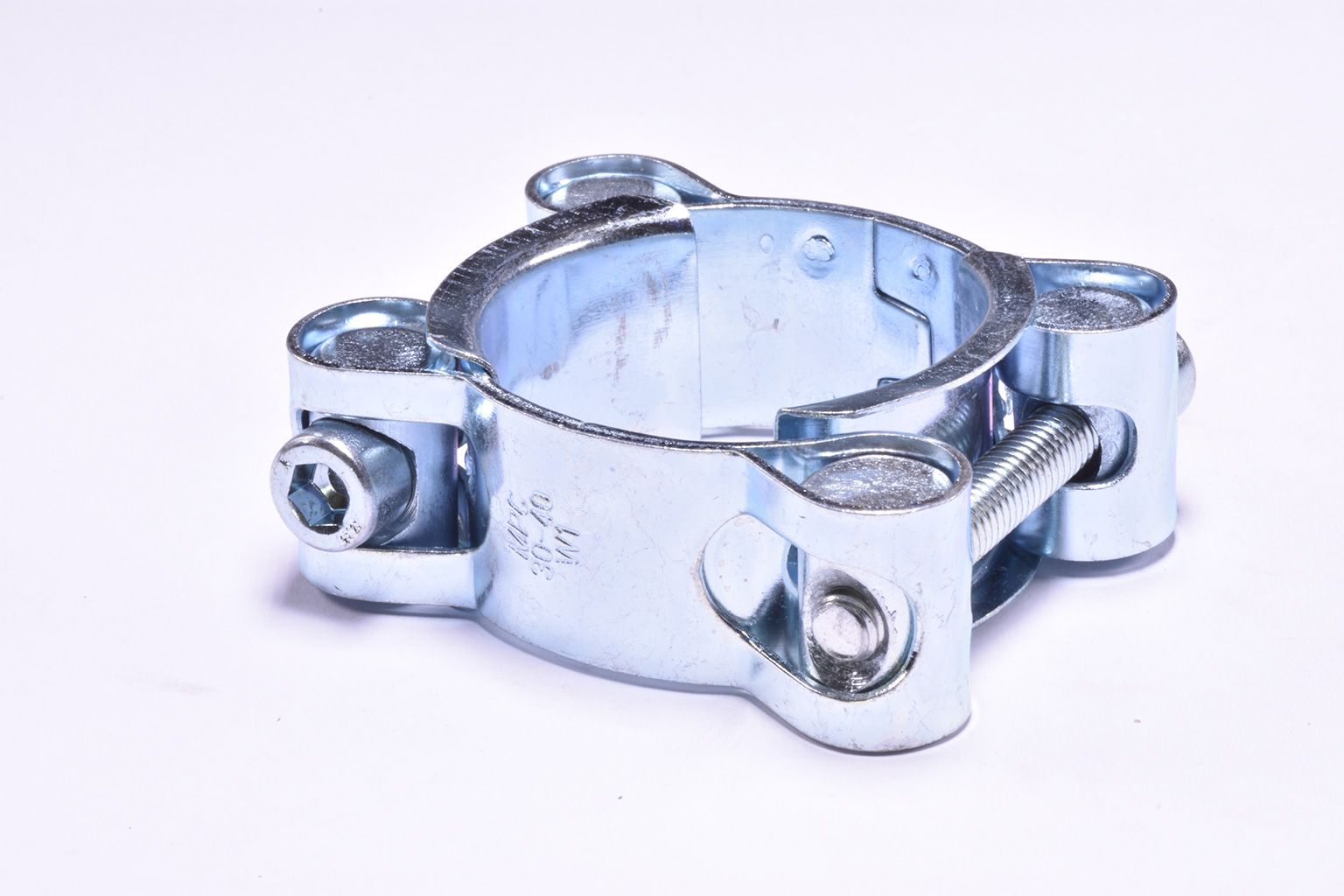 Schwere Schlauchklemme Double Bolt