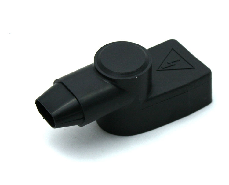 Battery terminal cover cap / wing nut black/red 10 p.