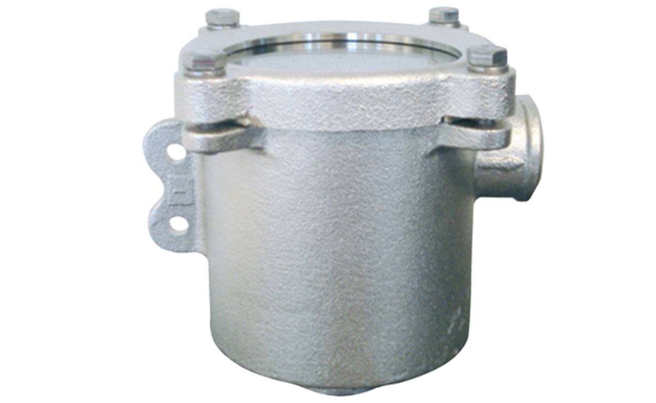 Cooling water filter SIDE - BOTTOM OUTLET