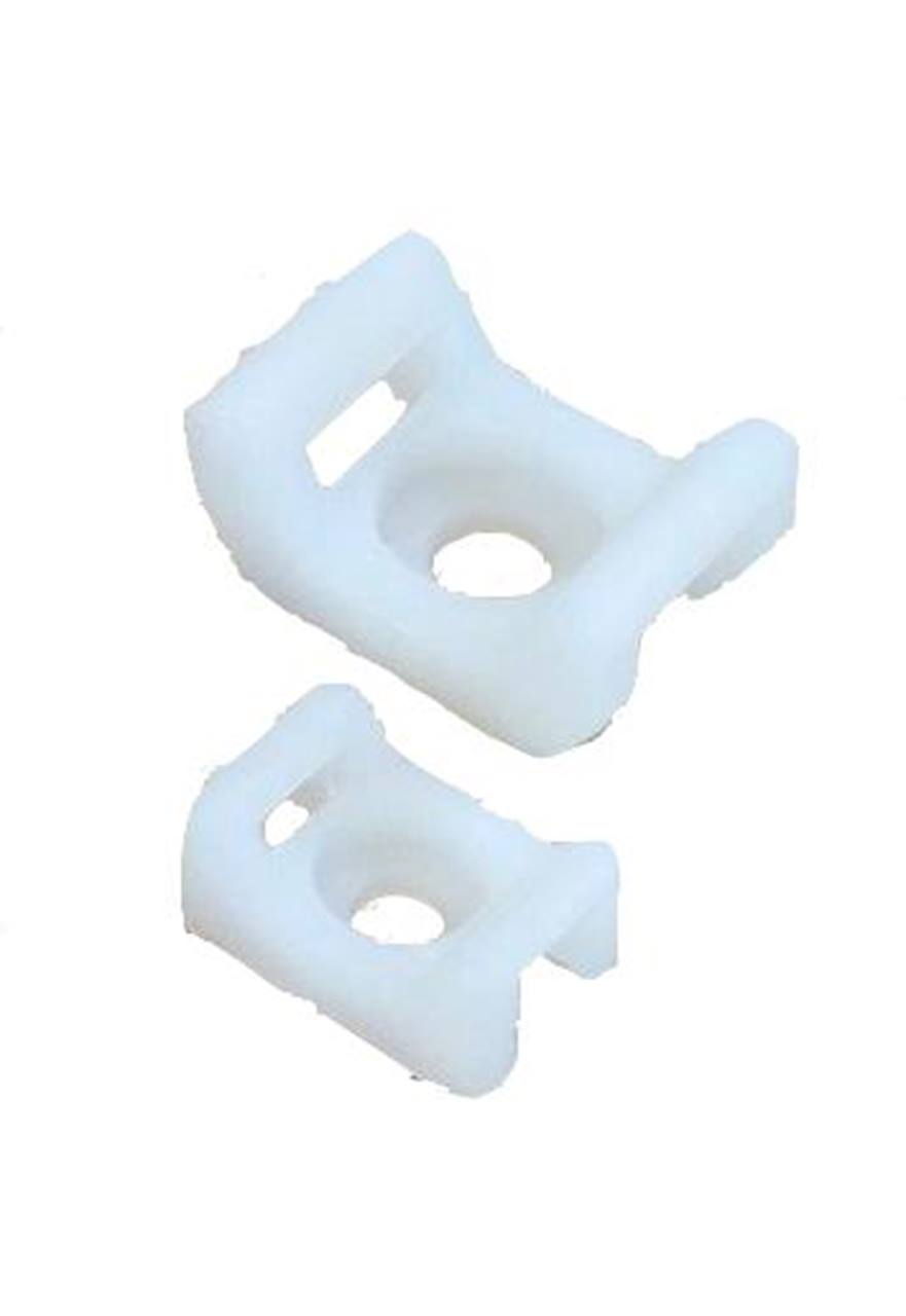 Drive Hoe Saddles white - per 100 pieces