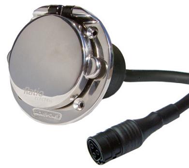 Edelstahl Einlass mit Kabel 16A/230