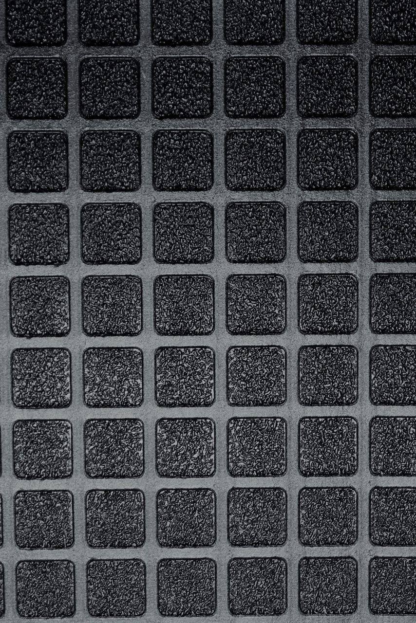 Gummimatte mit großem Würfelmuster, 3m Breite