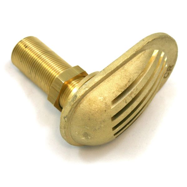 Through-hull fitting with STRAINER CR