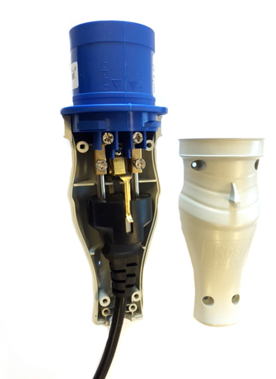 Schuko-Adapter auf CEE 16A